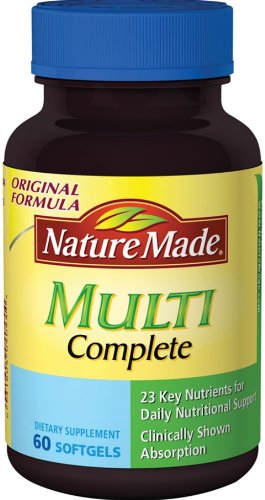 Nature Made Multi Complete Dietary Softgels Original Formula - 60 ct (2 pack)