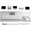Rain Design Irest - Wrist Rest & Mouse Pad - Color Silver