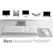 Rain Design Irest - Wrist Rest & Mouse Pad - Color Silver