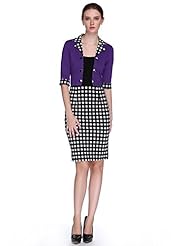 Colorblocking Cotton/Polyester Bodycon Dress/Evening Dress/Prom Dress/Party Dress/Wedding Dress 