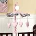 Pink and Black Sophia Musical Baby Girl Crib Mobile by JoJo Designs