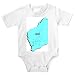Onesie with australia, map, western