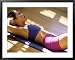 Abdominal Toning Exercises Framed Art Poster Print, 39x31