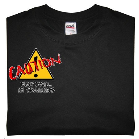 Sale! Caution New Dad - Family and Friend Premium T-Shirt