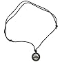 I Path Coin Necklace Men's Accessory - Black