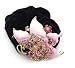 Luxurious Dancing Butterfly Elastic Hair Band Austrian Crystal