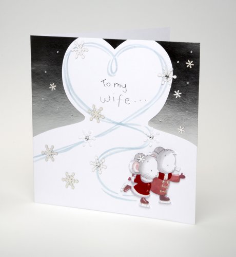 Dan's Mouse Wife Skating Card