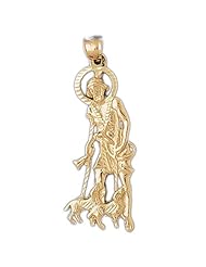 CleverEves 14k Gold Pendant ReligiousSt. Lazarus 9.6 - Gram(s)