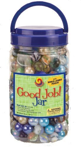 MegaFun USA Good Job Jar with Mega Marbles by Fabricas Selectas