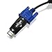 1080p HDMI Male to VGA Female Video Converter Adapter with 3.5 mm audio cable for PC, TV, Laptops, and Other HDMI Devices