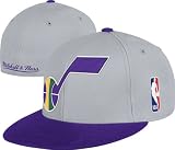 Utah Jazz Mitchell & Ness Cool Grey 2-Tone XL Fitted Hat