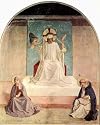 Fra Angelico (Fresco cycle in the Dominican convent of San Marco in Florence scene: mockery of Christ) - 13" X 19"