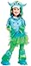 Fun World Costumes Baby Girl's Monster Miss Toddler Costume, Blue, Large (3T-4T)