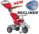 スマートトライク三輪車4in1リクライナー （レッド）の画像