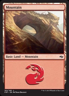 Magic: the Gathering - Mountain (182/185) - Fate Reforged