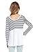 Chelsea Apparel - Girls Striped Pleated Back Detail Top MT1830