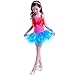 Jastore® Girls Red Bowknot Mermaid Dance Dress Ballet Tutu Dress