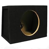 New Single Car Black Subwoofer Box Sealed Automotive Enclosure for 8