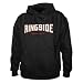 Embroidered Hooded Sweatshirt - Black