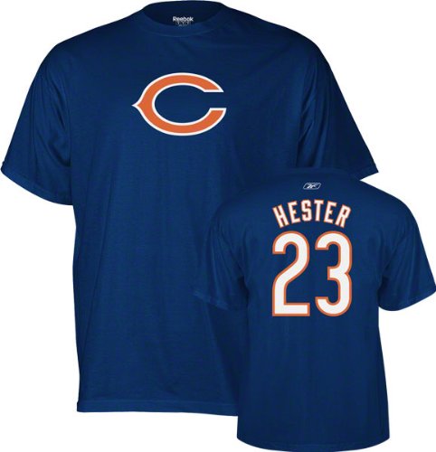 Devin Hester Chicago Bears Navy Name & Number T-Shirt
