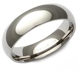 Unique Mens Ring 6mm Titanium Ring Un Tr 64 Size P