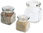 Anchor Hocking 4-Ounce Emma Jar with Glass Lid, 6-Pack
