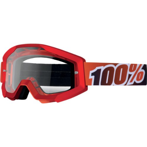 100% Strata Goggles - One size fits most/Fire Red