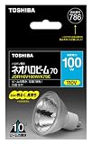TOSHIBA ハロゲン電球 ネオハロビーム70φ 100W形狭角 JDR110V100W/K7SE
