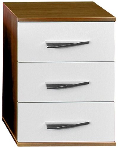 Fackelmann 83383 Unterschrank Melbourne, 3 Schubladen, Griffe rechts, BxHxT: 40.5 x 53 x 32 cm