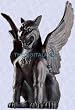 Leo the winged lion statue home yard griffin sculpture
