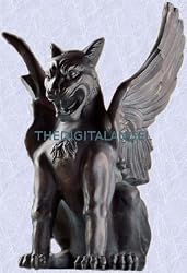Leo the winged lion statue home yard griffin sculpture