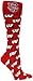 donegal bay NCAA Wisconsin Badgers Dress Socks, Red/White