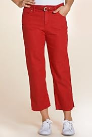 Per Una Roma Cropped Denim Jeans with Belt