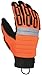 MCR Safety 945XXXL High Vis Orange Mining Gloves with Reinforced Palm Patches, Black, 3X-Large, 1-Pair