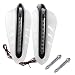Generic Motorcycle Handguards , A Pair Universal Motorcycle Handle Brush Bar Hand Guard Protector Cover with Led Light For 7/8" Grips - 300*140*110mm, white RS.1400.00