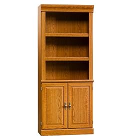 Orchard Hills 2-Door Library Bookcase - Carolina Oak by Sauder Office Furniture