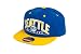 MLB Men's Seattle Mariners Arched Snapback Cap (Royal/Gold, Adjustable)