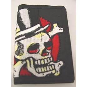 Felon Clothing Death Hatter Skull Tri Fold Wallet