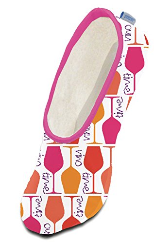 Womens Fun Ones Too Skinnies Lightweight Snoozies (Vino Time, Large)