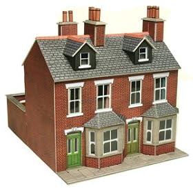 Metcalfe PO261 MEPO261 OO RED BRICK TERRACED HOUSES