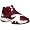 Maroon/white