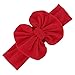 Baby Girl Soft Bow Turban Headband Top Knot Cotton Head Wrap Set Of 8 Colors