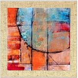 International Arts Celestial 66 Burlap Transfer Artwork