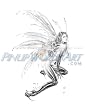 Fairyanika Sketch Giclee Art Print by Armando Huerta