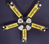 Ceiling Fan Designers 52FAN-NFL-PIT NFL Pittsburgh Steelers Football Ceiling Fan 52 In.