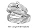 Stunning 3 Pc. White Gold 3/4 CTW. Genuine Diamond Bridal Set For Him and Her