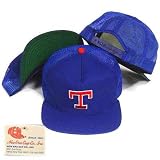 MLB TEXAS RANGERS SNAP BACK HAT CAP VINTAGE MESH SMALL