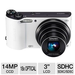 Samsung WB150F Smart Wi-Fi Digital Camera (White)