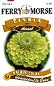 Ferry-Morse Annual Flower Seeds 1179 Zinnia - Envy 700 Milligram Packet