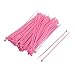 uxcell 200 Pcs Adjustable Self Locking Nylon Cable Zip Ties Pink 2.5mm x 150mm